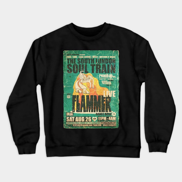 POSTER TOUR - SOUL TRAIN THE SOUTH LONDON 173 Crewneck Sweatshirt by Promags99